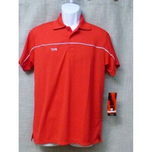 TYR Men’s Tech Short Sleeve Polo with Piping details, S